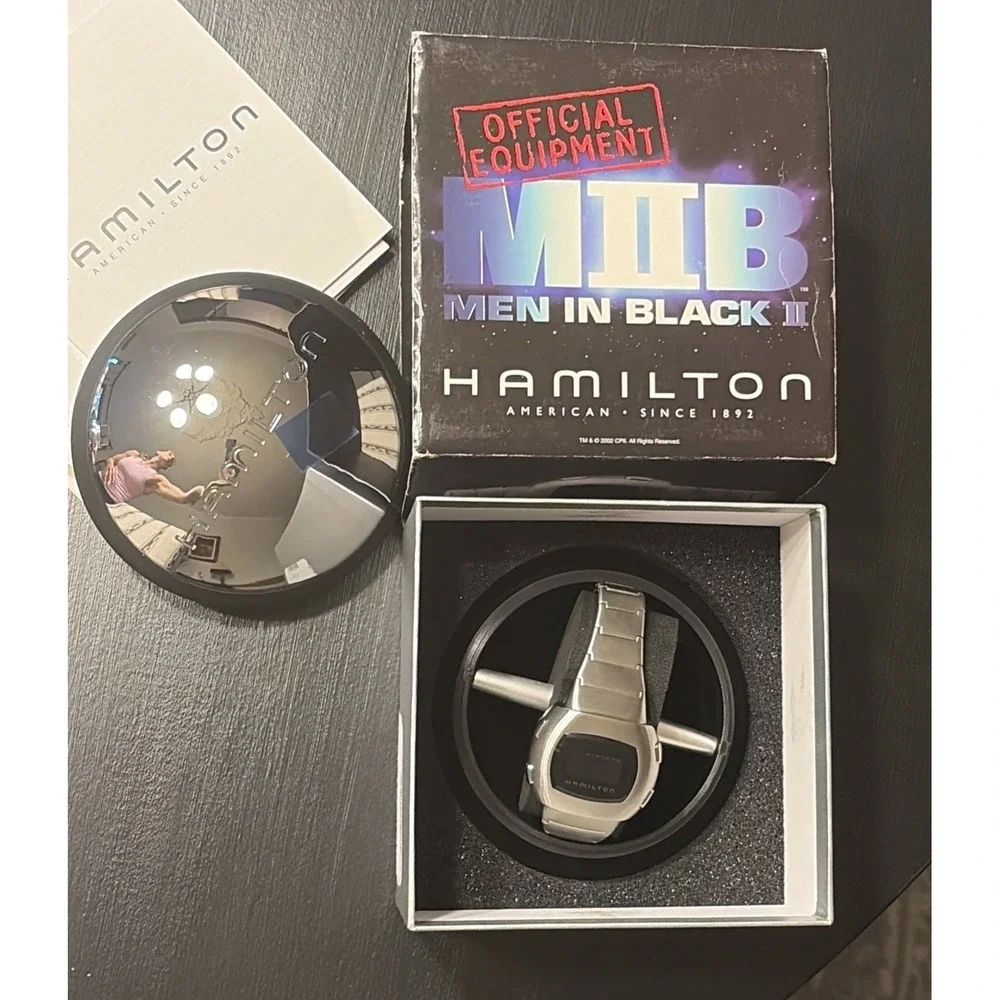Hamilton Men in Black II Limited Edition Stainless Steel Watch New In Box